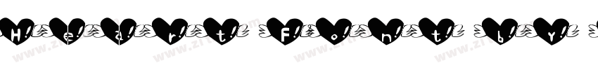 Heart Font by zEn字体转换
